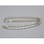 HM 20" silver curb link chain 29.5g