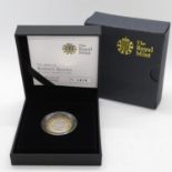 Royal |Mint 2009 Robert Burns £2.00 silver Piedfort coin box and papers
