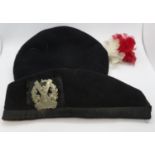 WWI Tyneside Scottish Glengarry to N Peters along with WWII Northumbrian Fusiliers beret