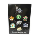 Set of 7x badges all Alan Shearer football clubs