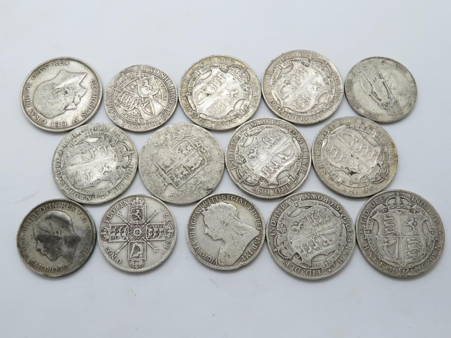 Bag of pre 1920 English coins 180g