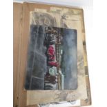 Large scrapbook of early British Motor Racing