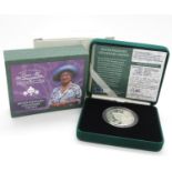 Queen Mother Centenary silver proof Piedfort crown 56.56g