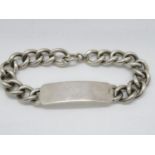 ID silver bracelet fully HM 64g