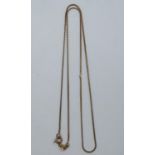 16" 9ct gold necklace 1.7g