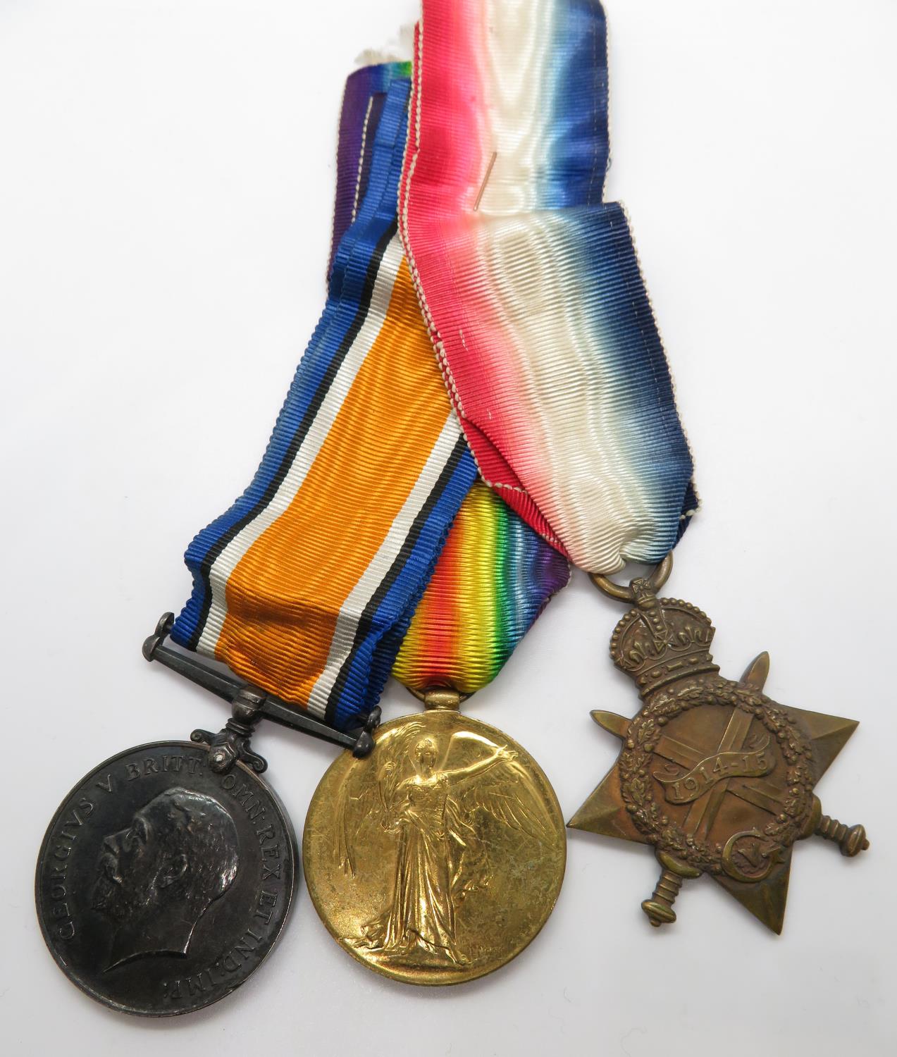 Trio of WWI medals to Private A McNeil Royal Scots