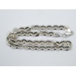 Heavy HM trace link chain with sturdy fastener. 18" 40.4g