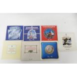 Royal Mint sets for 1989, 88, 87, 86, 85, 84, 83