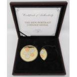 New portrait coinage medals in collector's box Limited Edition 2015