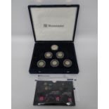 Full collector's set Royal Mint in proof holders of 2012 Olympic 50p's with proof of £5.00