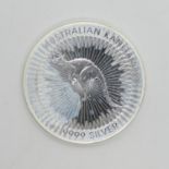 Australian Kangaroo 2020 1oz 999 silver coin