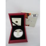 25th Anniversary of Silver Maple leaf boxed and paperwork 2013 5oz coin