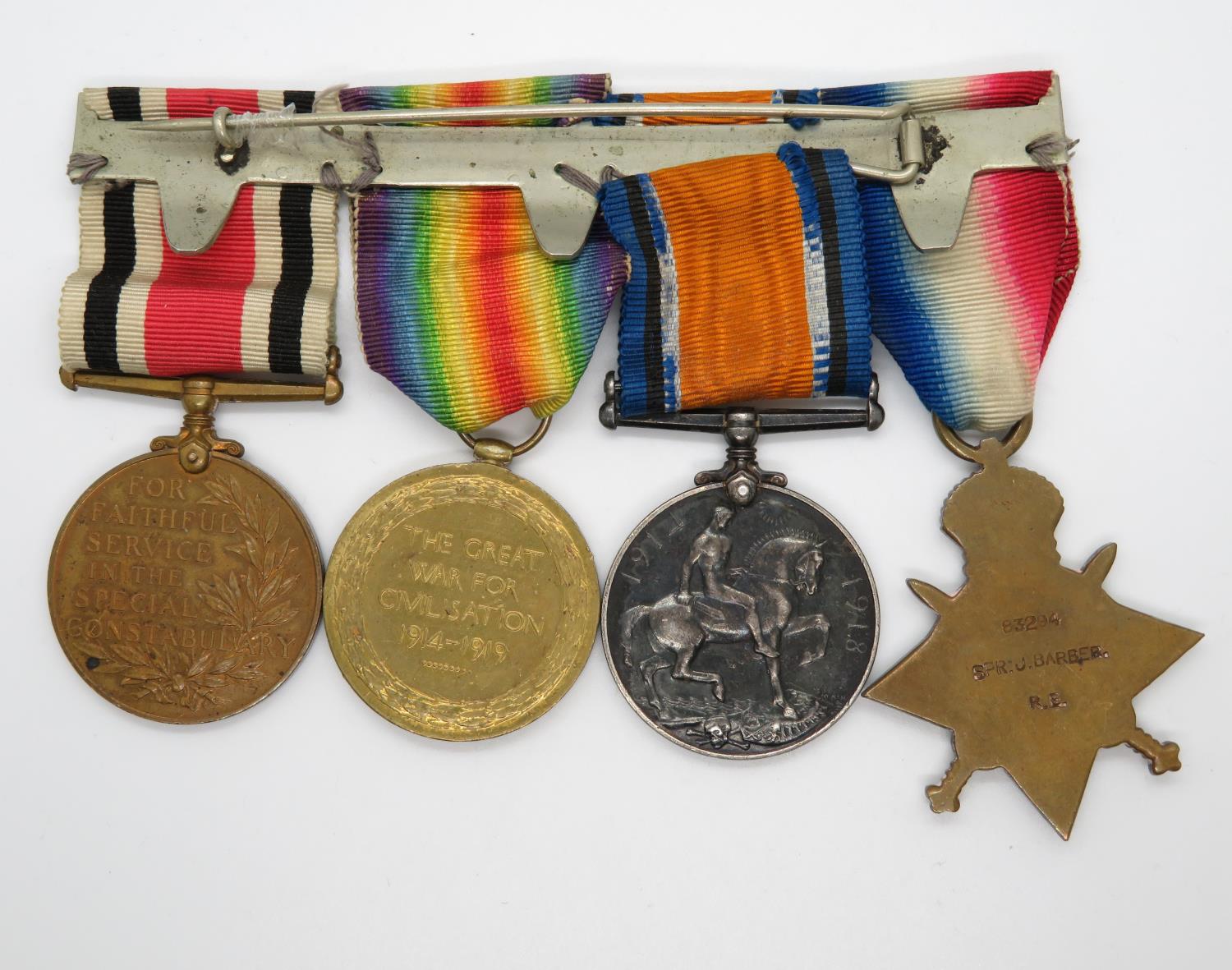 Set of 4x medals to SPR J Barber RE - Image 2 of 2