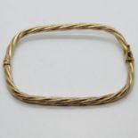 9ct gold twist bracelet 5g