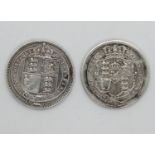 2x Victorian silver coins