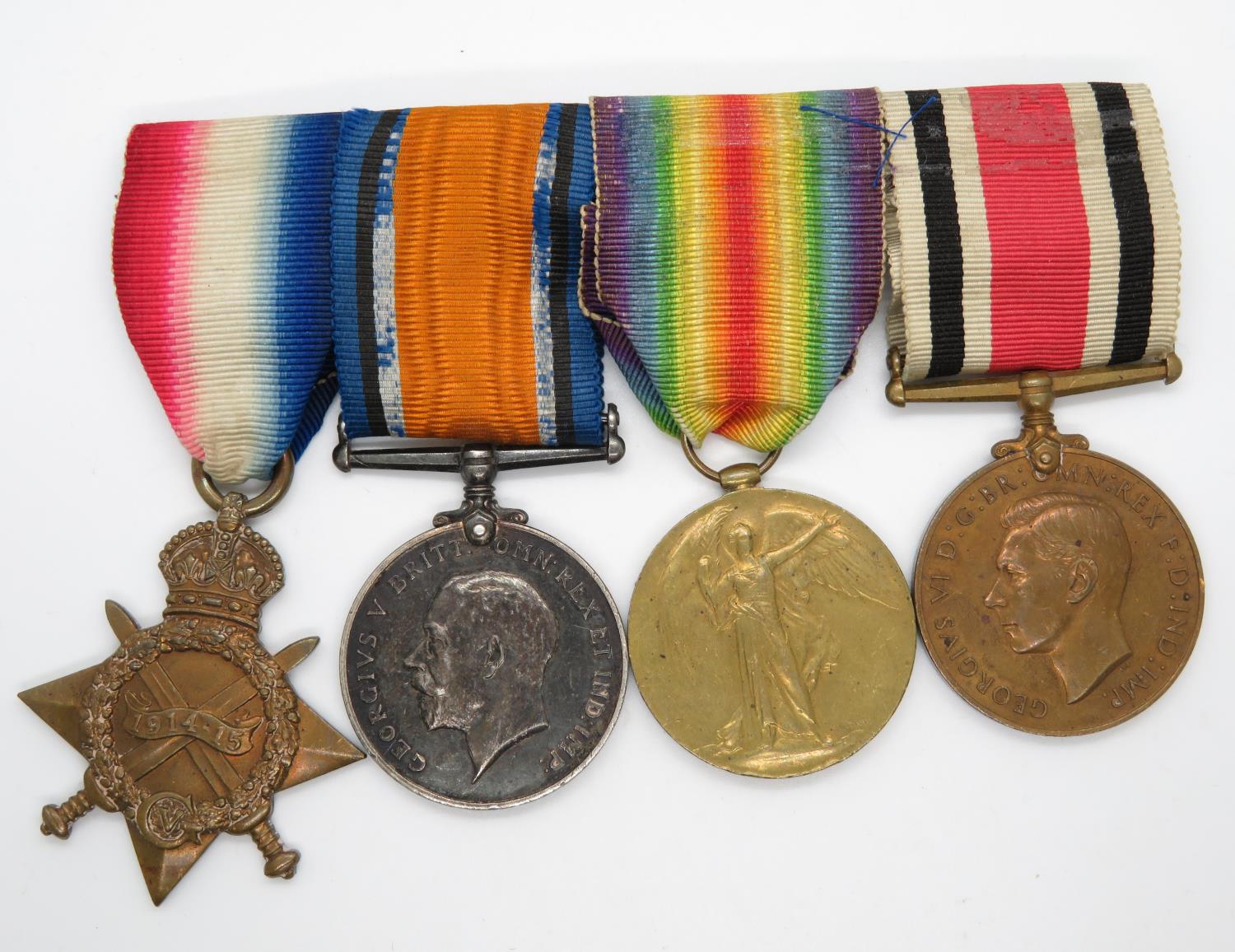 Set of 4x medals to SPR J Barber RE