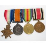 Set of 4x medals to SPR J Barber RE