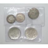 Collection of silver coins excellent condition 57g