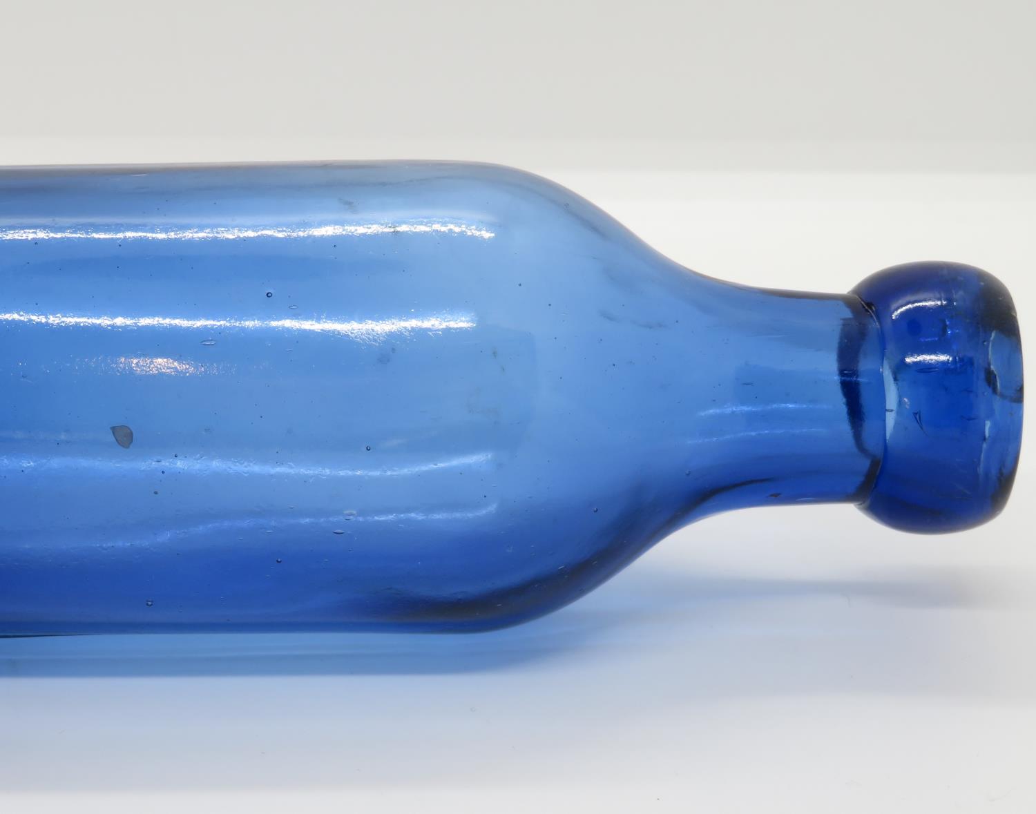 Blue Hamilton bottle 9" good condition - Image 2 of 5