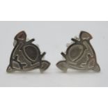 Pair of silver HM cufflinks 15g