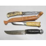 3x hunting knives