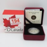Boxed mint condition 2013 Canada 999 1oz silver coin
