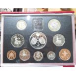 Boxed Royal Mint proof sets for 1997 1996 and 2004