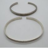 2x solid HM bangles 58g