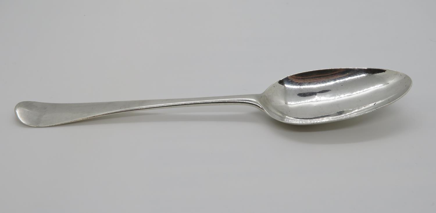 English Hanoverian table spoon William Watkins and Thomas Devonshire London 1759 48g