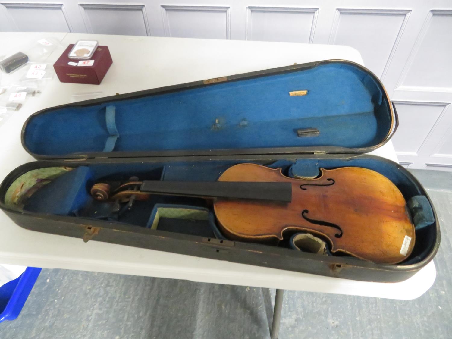 Sarcophagus cased violin 3/4 size by Joseph Guarnerius Cremona Anno 1720