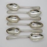 Collection of 6x early Newcastle spoons - see HM for details 433g