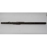 Wooden early flute by Potter, London - parts missing