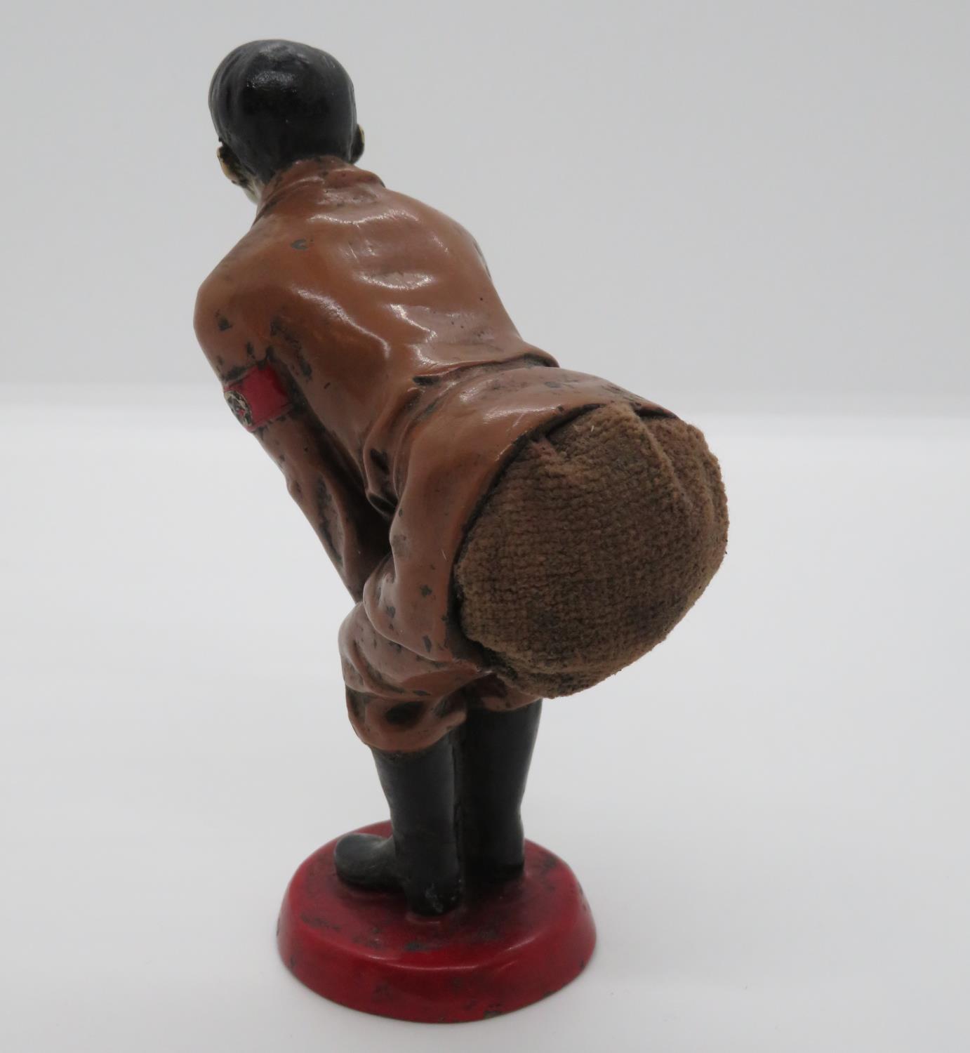 Cold cast bronze Adolf Hitler pin cushion 5" high - Image 2 of 7