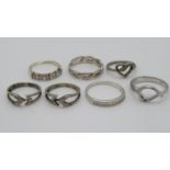 ~Silver HM rings