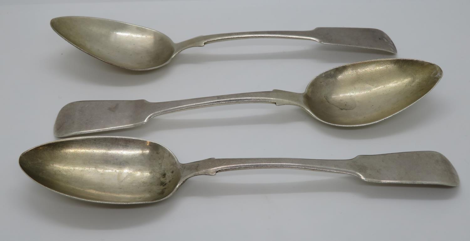 3x large serving spoons 170g silver see HM for details