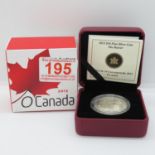 2013 Canada boxed 1oz silver proof coin