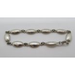 Silver HM bead bracelet