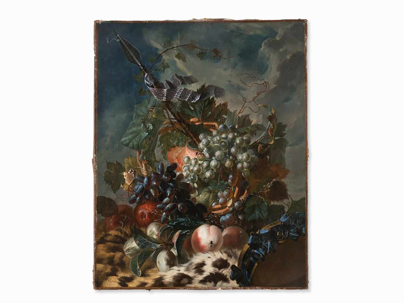 Miguel Parra (1780/84-1846), Still Life with Fruit & Lance, Oil - Image 2 of 8