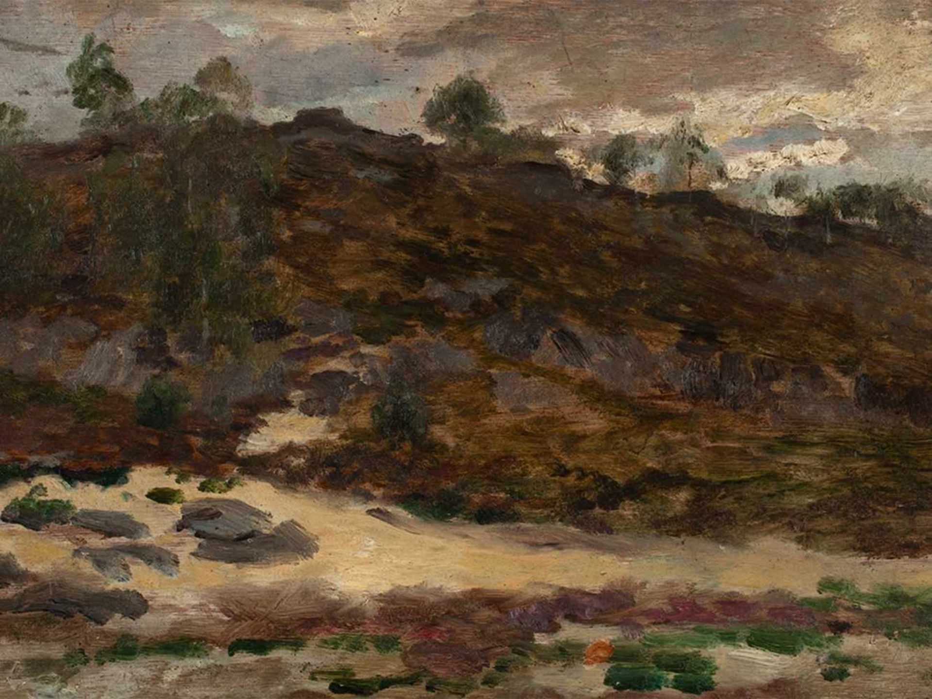 Jules-Jean Ferry, Oil Painting 'Mountain Creek', c. 1890 - Bild 5 aus 8