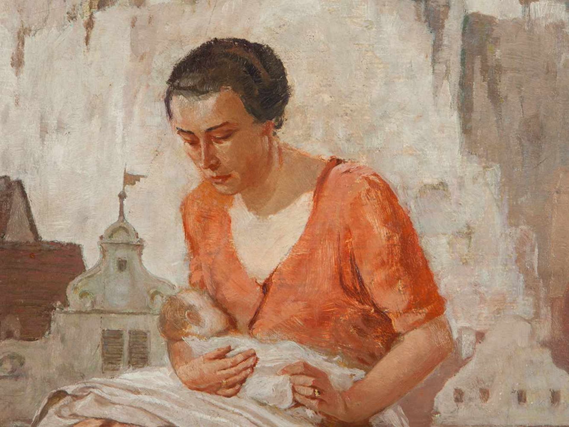 Max Frey (1874-1944), Allegory ‘Maternity’, 1930s<br - Bild 4 aus 10