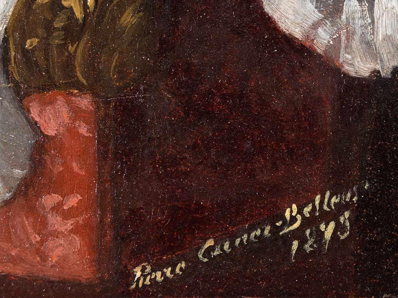 Pierre Carrier-Belleuse (1851-1932), Sweet Dreams, Oil, 1893 - Image 2 of 6