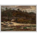 Jules-Jean Ferry, Oil Painting 'Mountain Creek', c. 1890