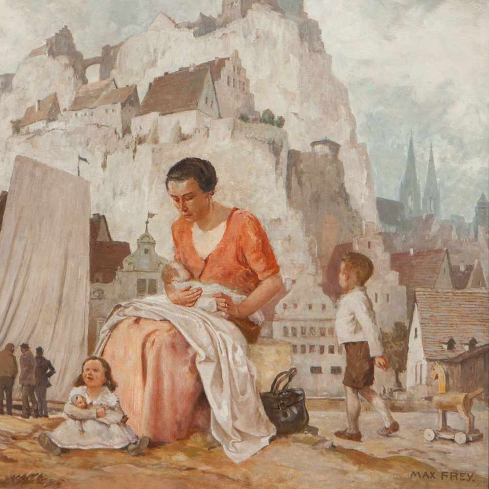 Max Frey (1874-1944), Allegory ‘Maternity’, 1930s<br - Bild 3 aus 10