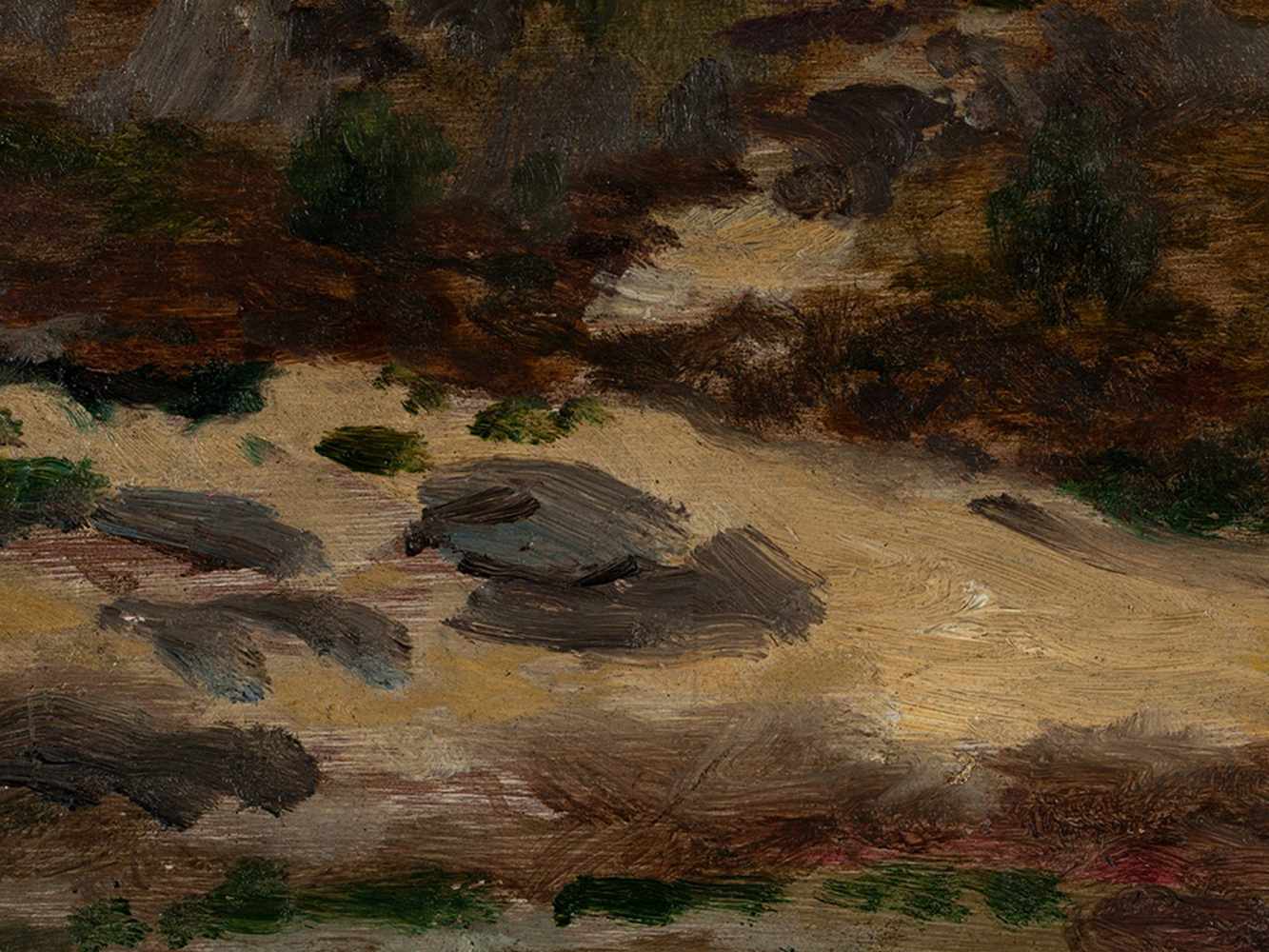 Jules-Jean Ferry, Oil Painting 'Mountain Creek', c. 1890 - Image 7 of 8