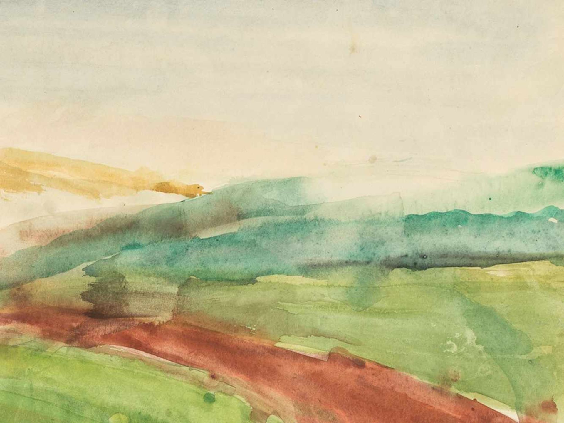 Rudolf Petrik, "Landscape" Austria, c. 1950 - Bild 4 aus 8