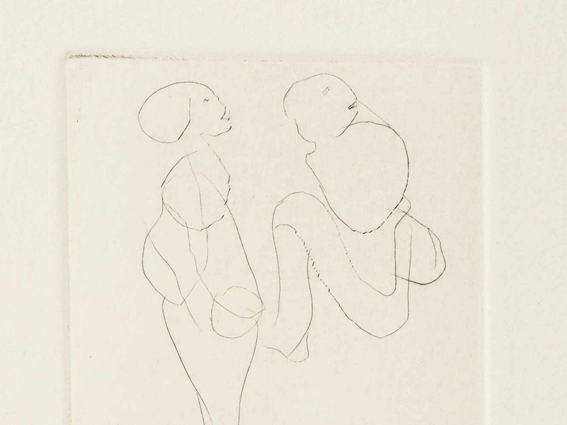 Gerhard Altenbourg, Nähe und ferner Traum, Drypoint, 1988< - Bild 2 aus 7