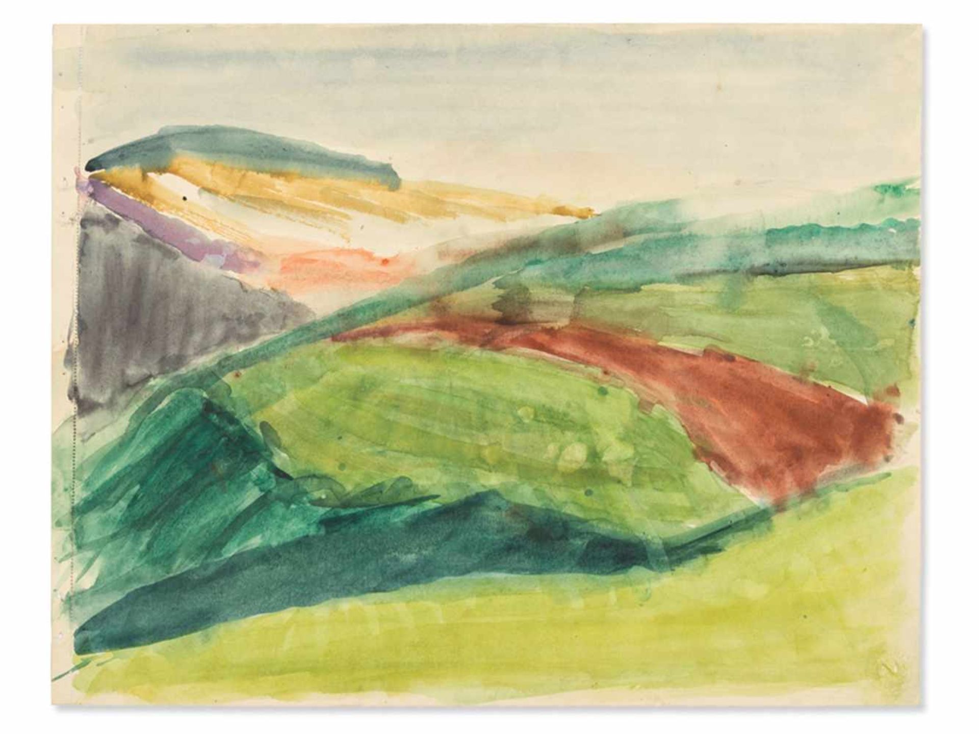 Rudolf Petrik, "Landscape" Austria, c. 1950