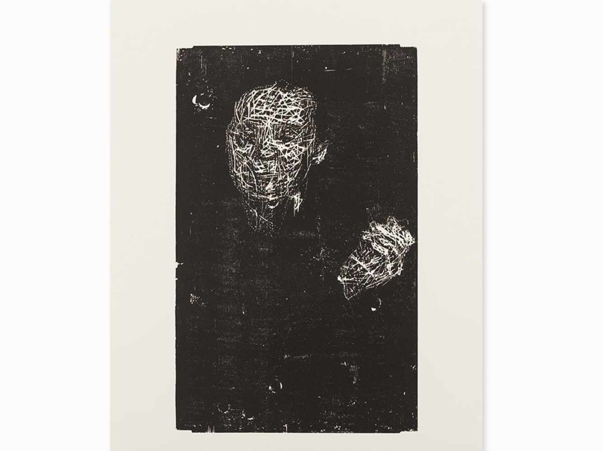 Matthias Mansen, Symposion (Köpfe), 12 Woodcuts, 1999< - Bild 5 aus 9