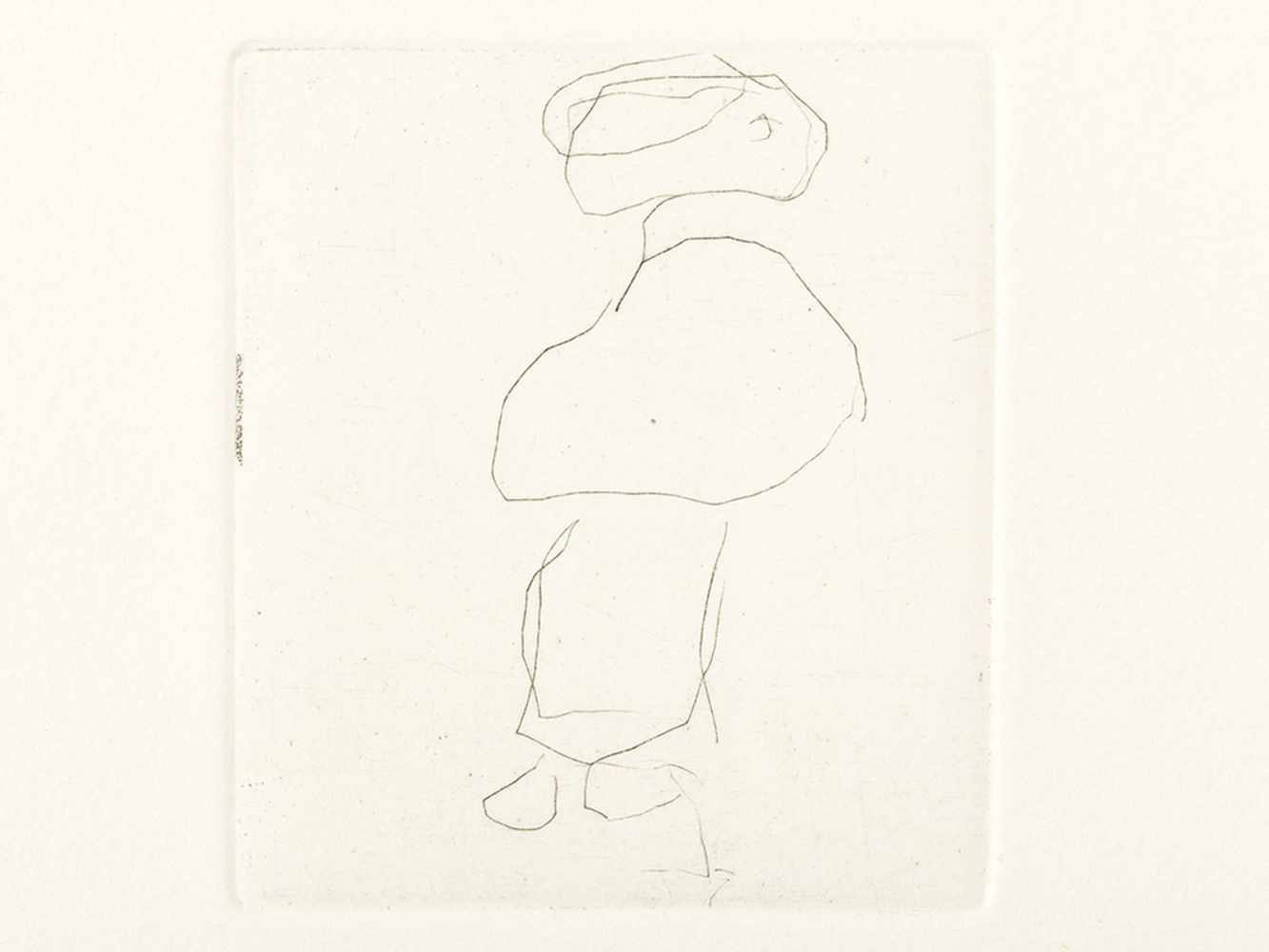 Gerhard Altenbourg, Pelerine und Feudel, Drypoint Etching, 1988 - Image 2 of 6