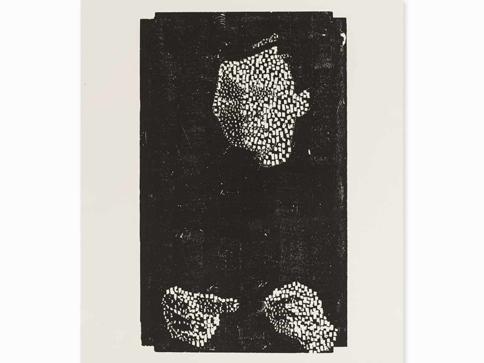 Matthias Mansen, Symposion (Köpfe), 12 Woodcuts, 1999< - Bild 3 aus 9